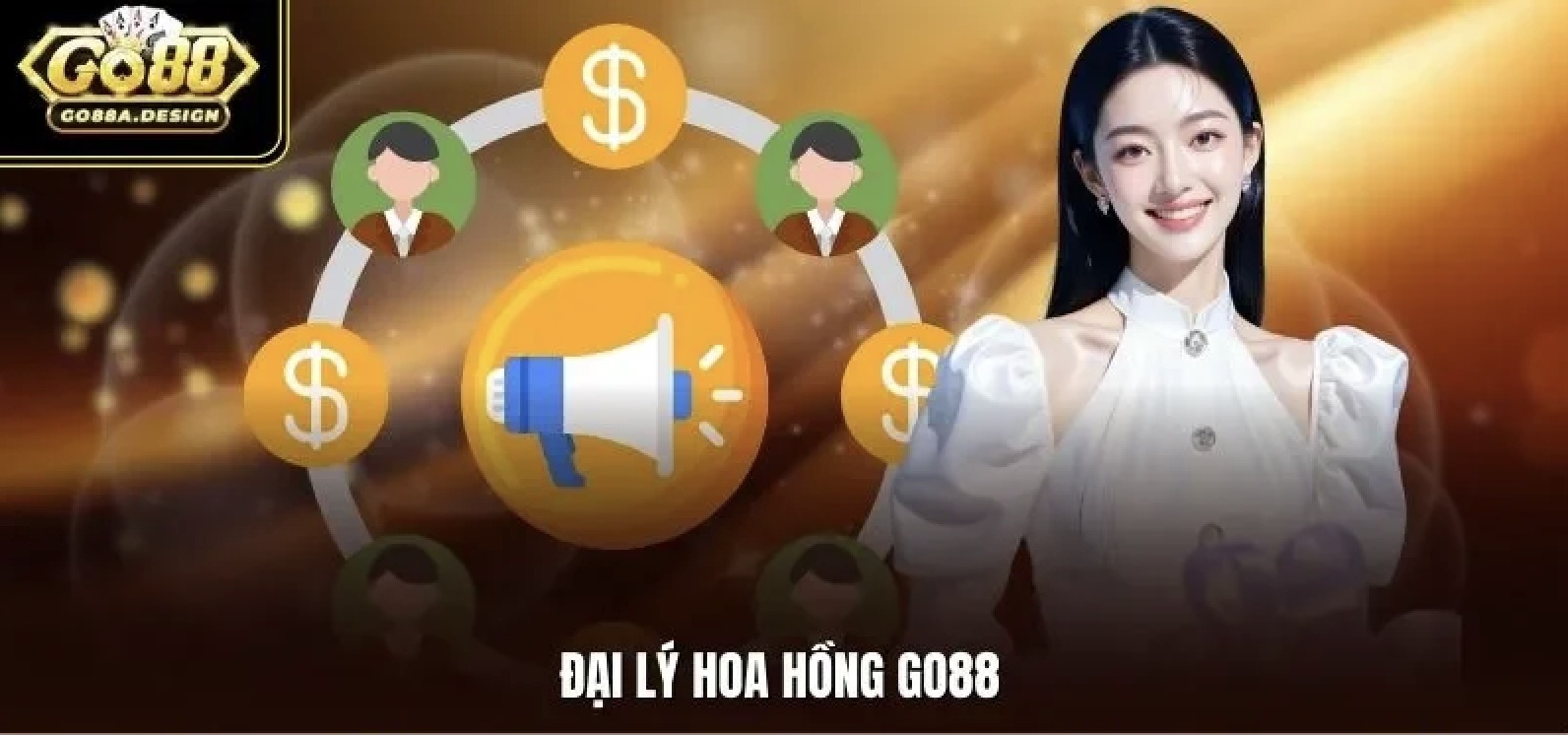 Đại lý hoa hồng cực cao tại GO88